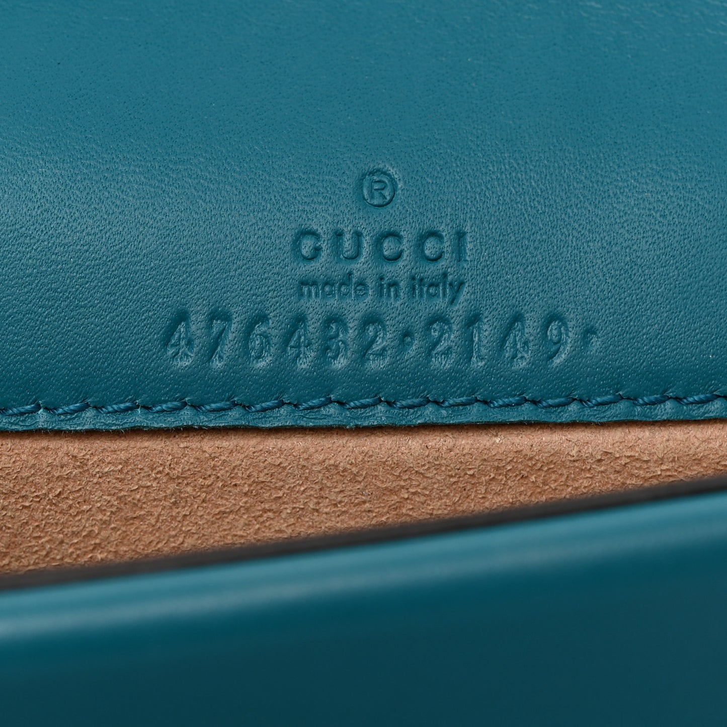 Velvet Super Mini Dionysus Shoulder Bag Pavone Cyan