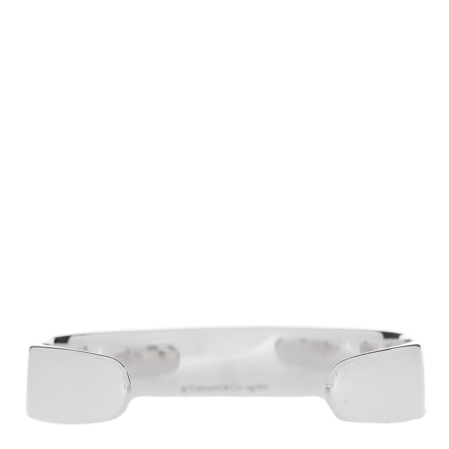 Sterling Silver Diamond Return To Tiffany Narrow Cuff Bracelet