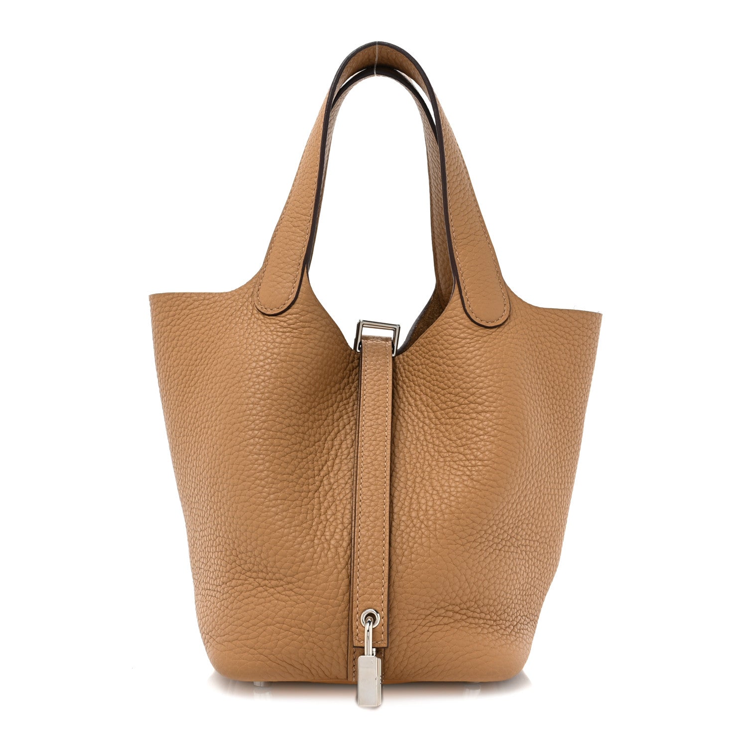 Hermes Taurillon Clemence Picotin Lock 18 PM Biscuit 1 of 11