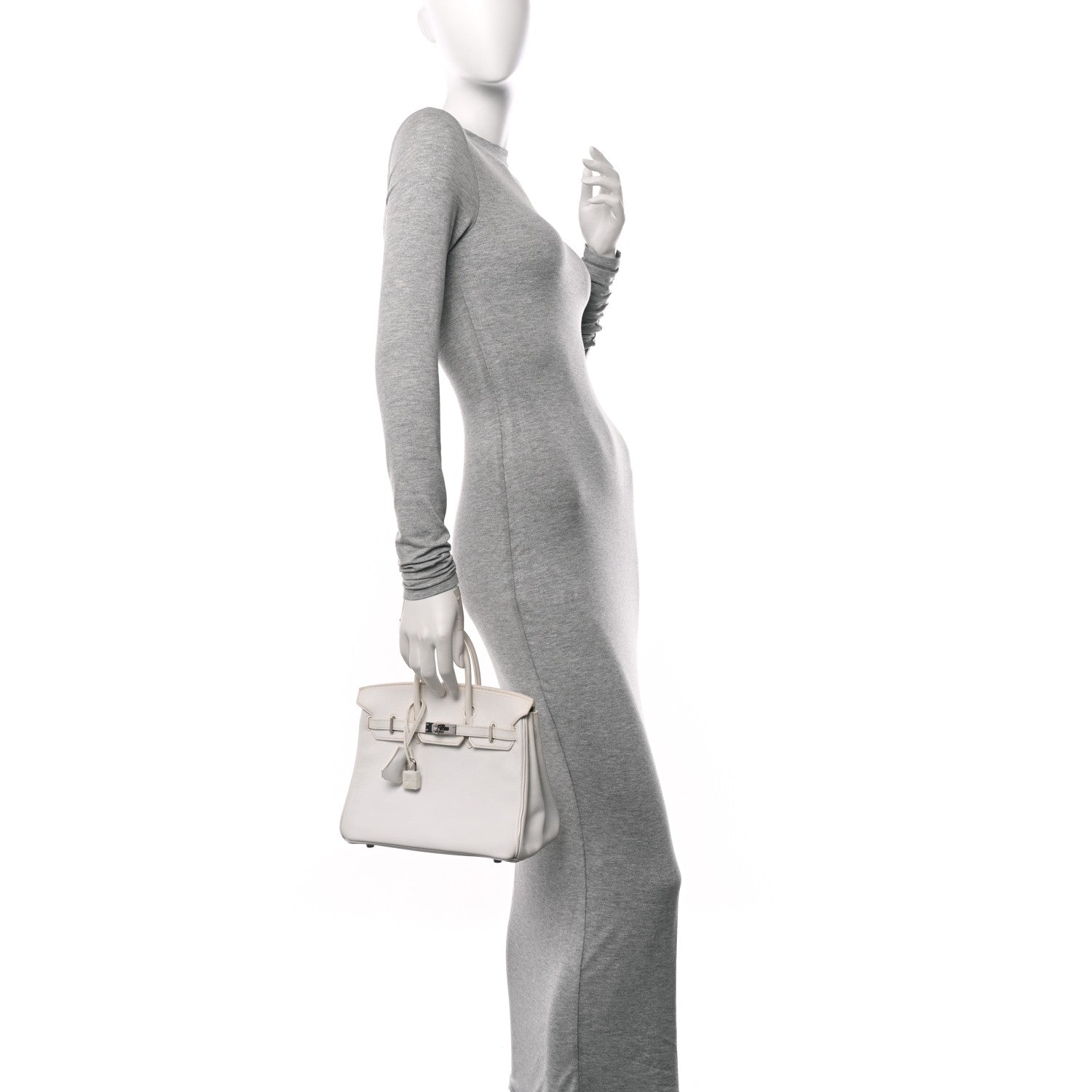 Hermes Epsom Birkin 25 White 2 of 20