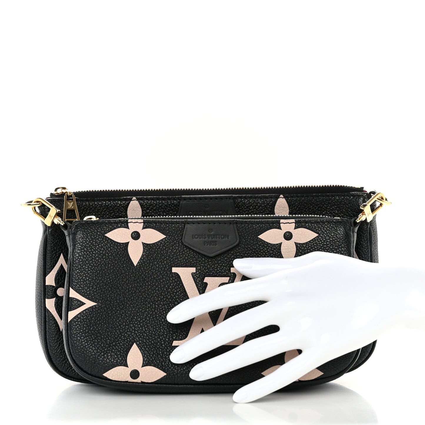 Empreinte Monogram Giant Multi Pochette Accessories Black Beige