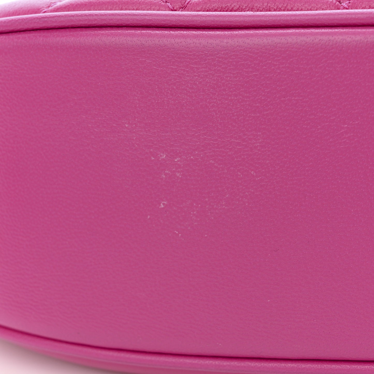 Nappa Quilted Medusa Shoulder Bag Fuchsia