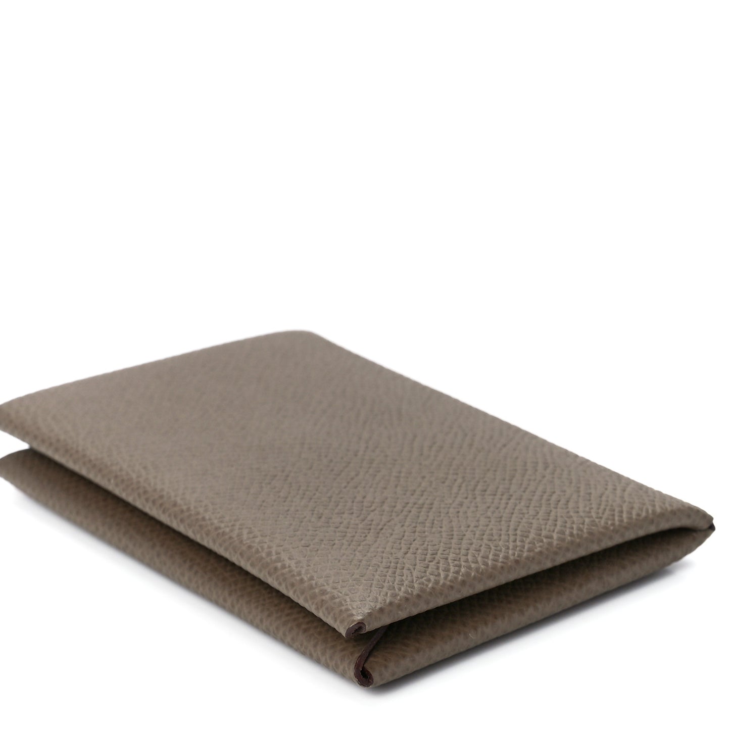 Epsom Calvi Card Case Etoupe