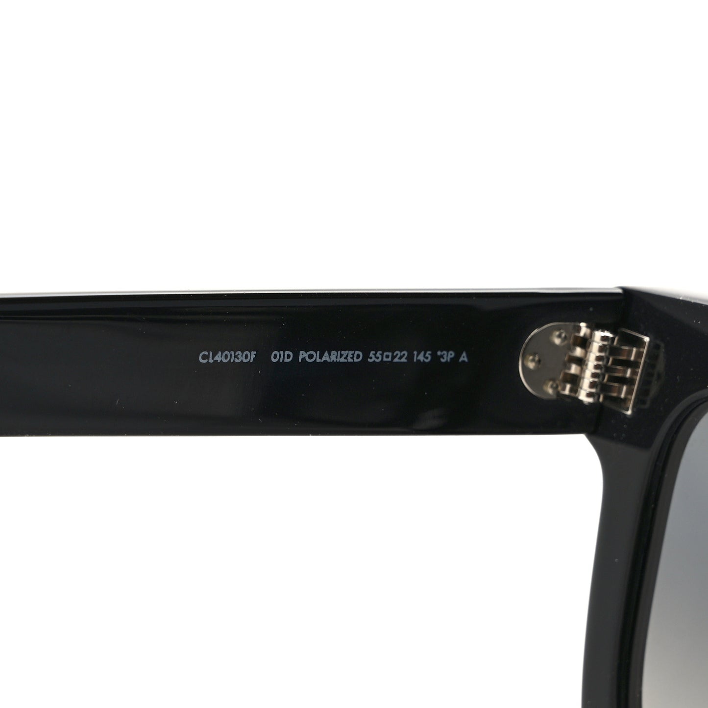 Acetate Square Polarized Sunglasses CL40130F Black