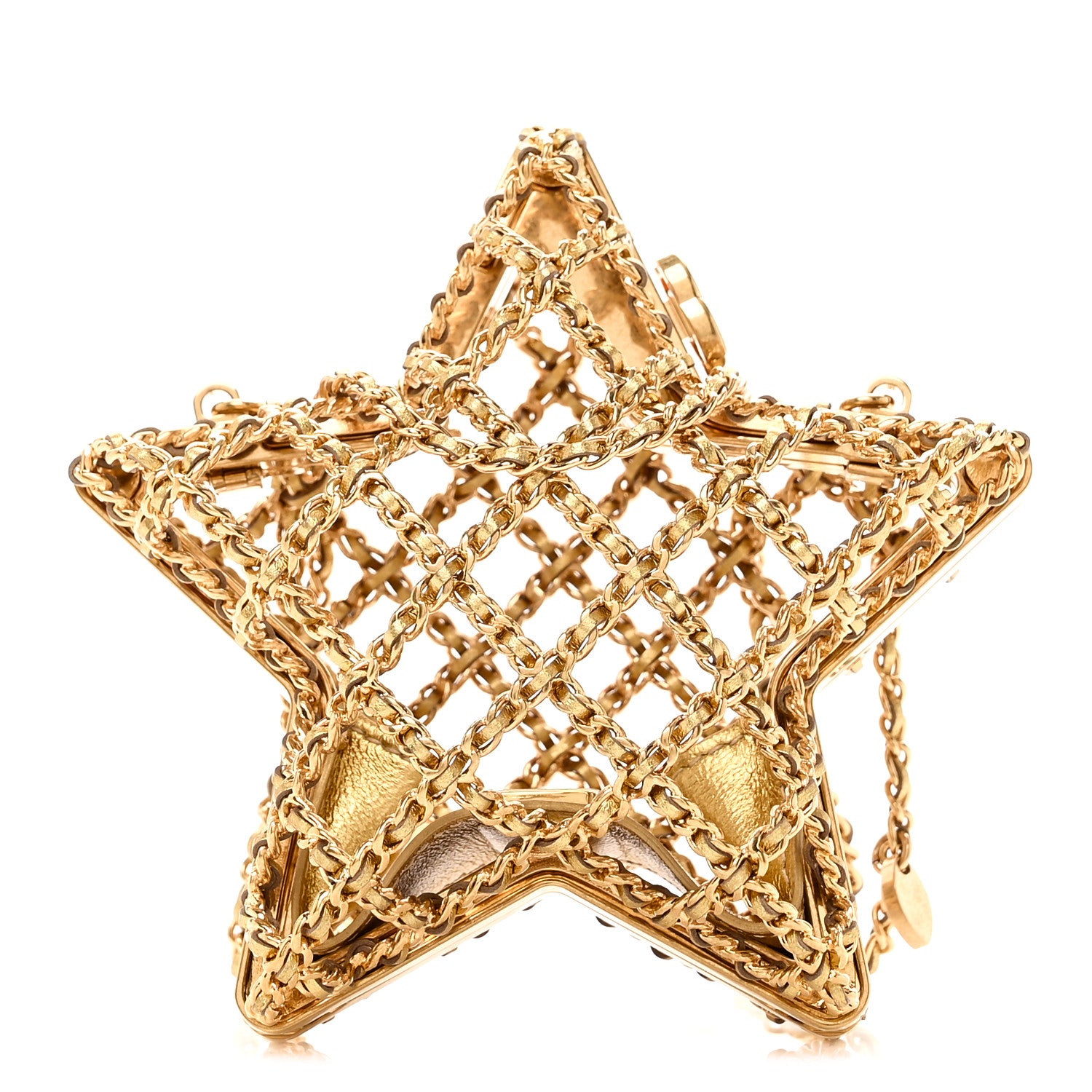Chanel Metal CC Star Minaudiere Crossbody Gold 1841227 – FASHIONPHILE