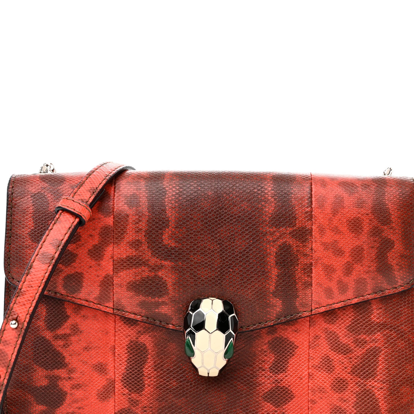 Karung Serpenti Forever Small Shoulder Bag Red