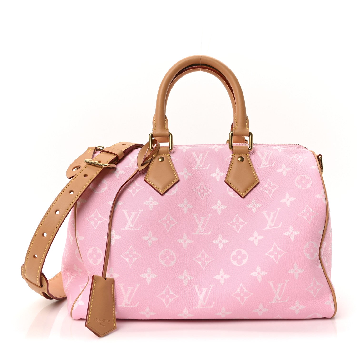 Louis Vuitton Calfskin Monogram Speedy P9 Bandouliere 30 Candy