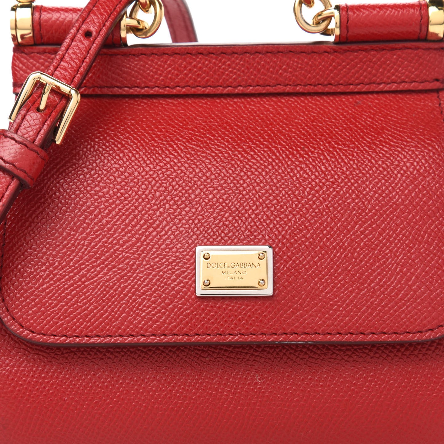 Dauphine Micro Miss Sicily Satchel Red