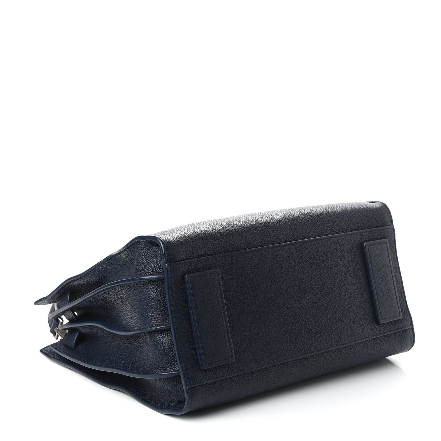 Grained Calfskin Small Supple Sac De Jour Navy