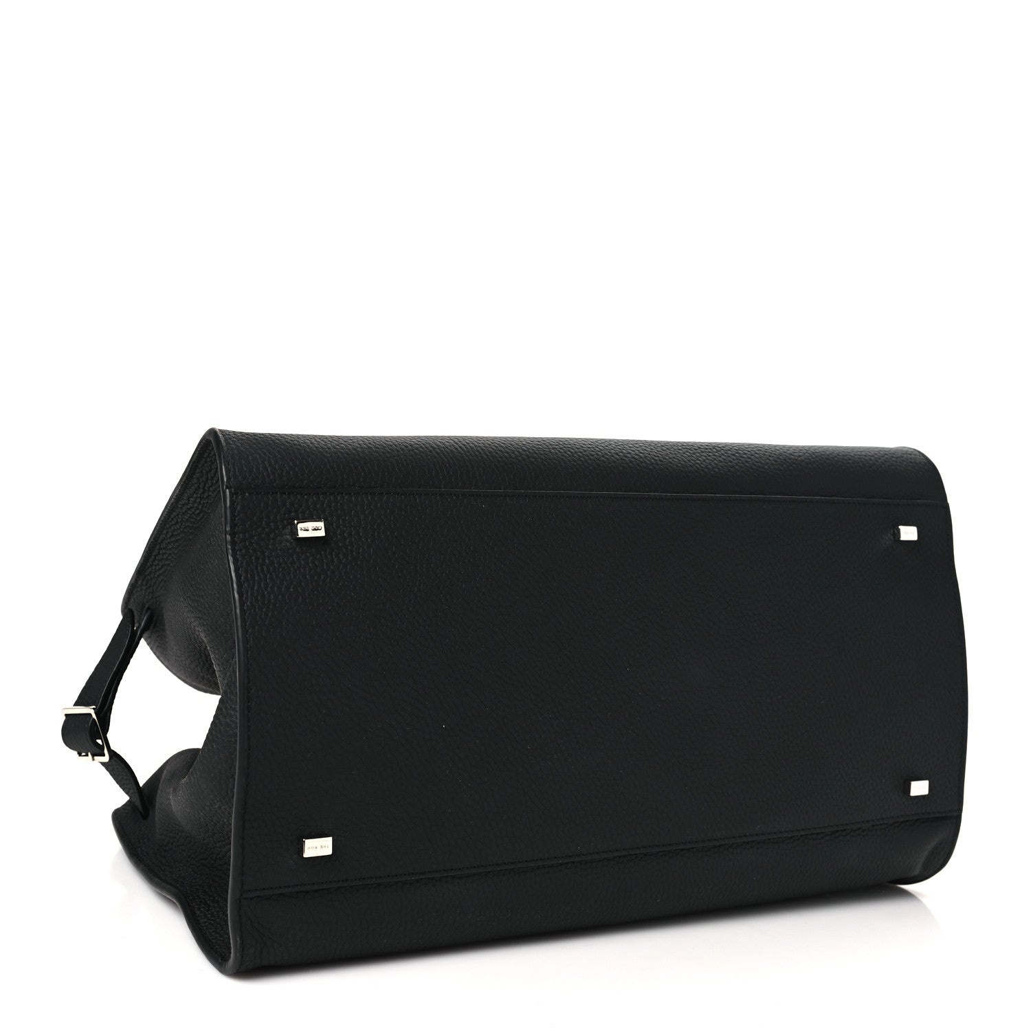 The Row Matte Grained Calfskin Soft Margaux 15 Black 4 of 9