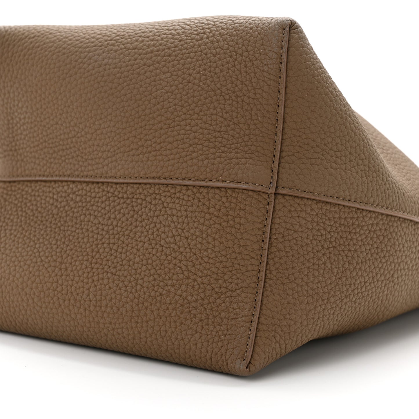 Grained Calfskin Medium N/S Park Tote Taupe