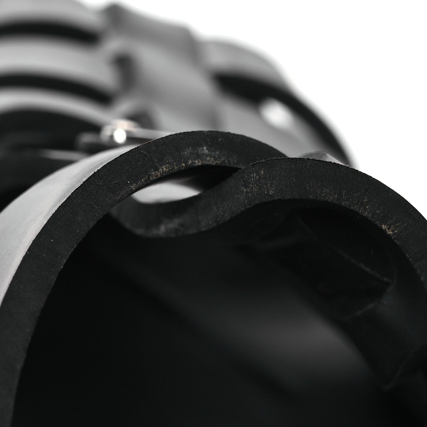 Foam Rubber Triangle Logo Monolith 55mm Cage Sandals 40 Black