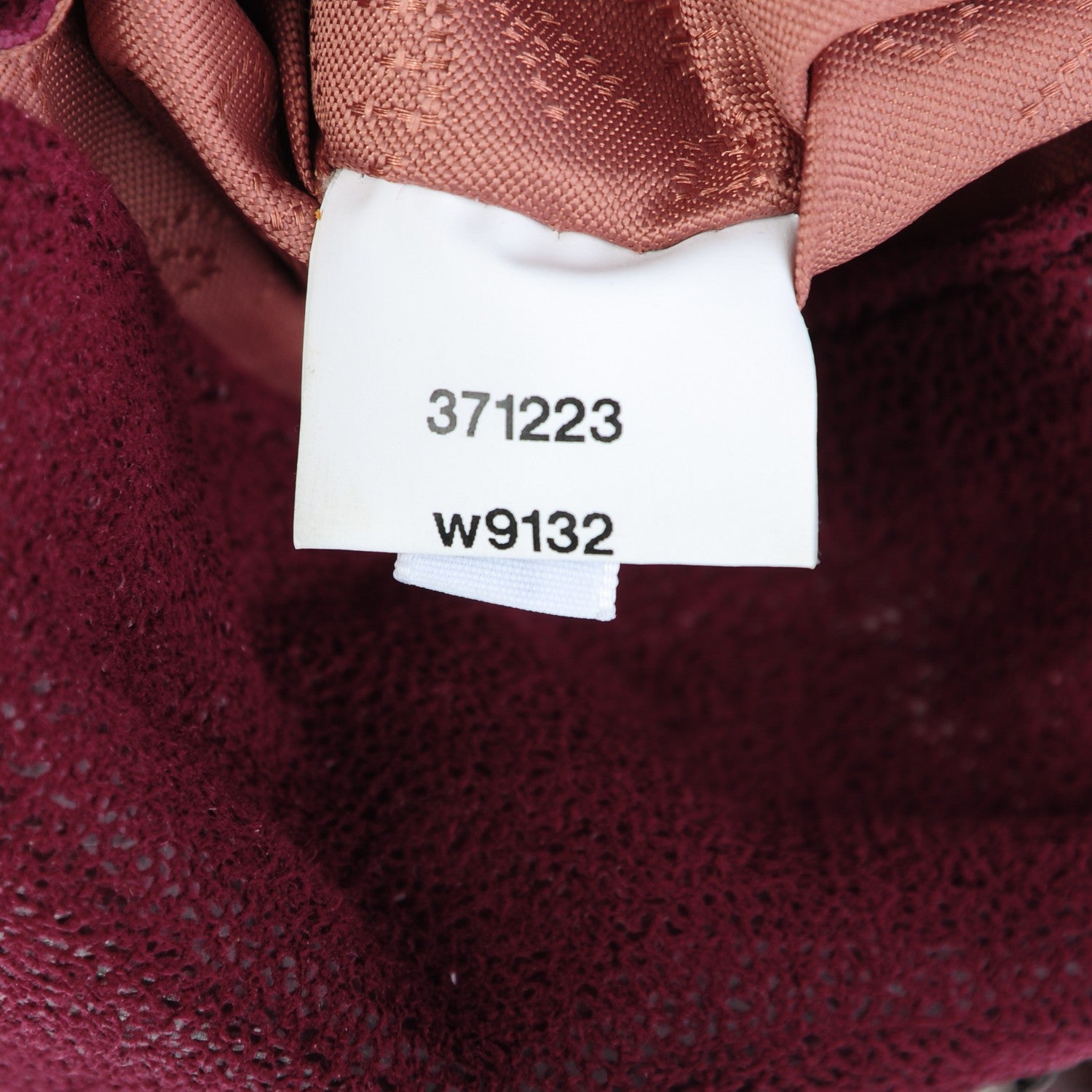 Stella McCartney Shaggy Deer Mini Falabella Fold Over Tote Plum 7 of 7