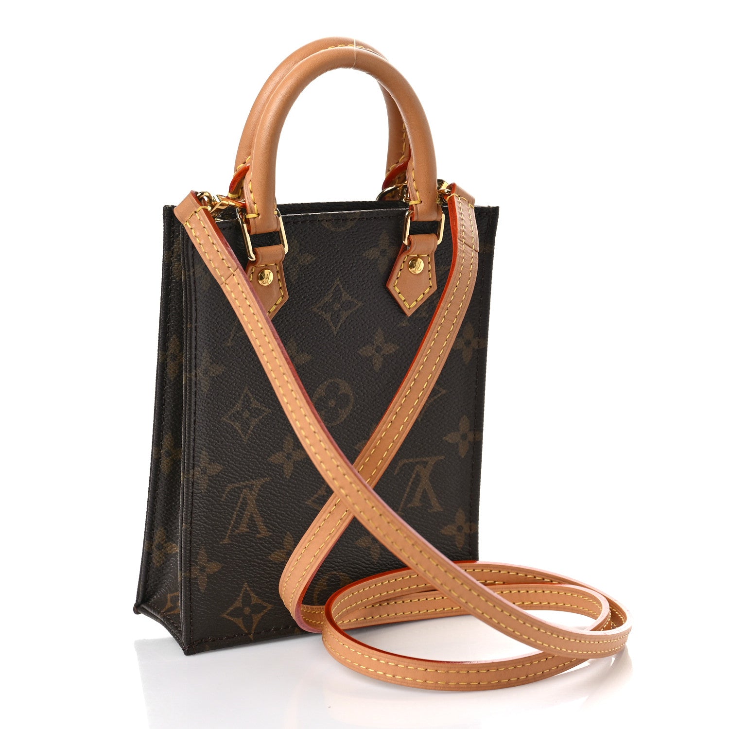 Louis Vuitton Monogram Petit Sac Plat 3 of 8