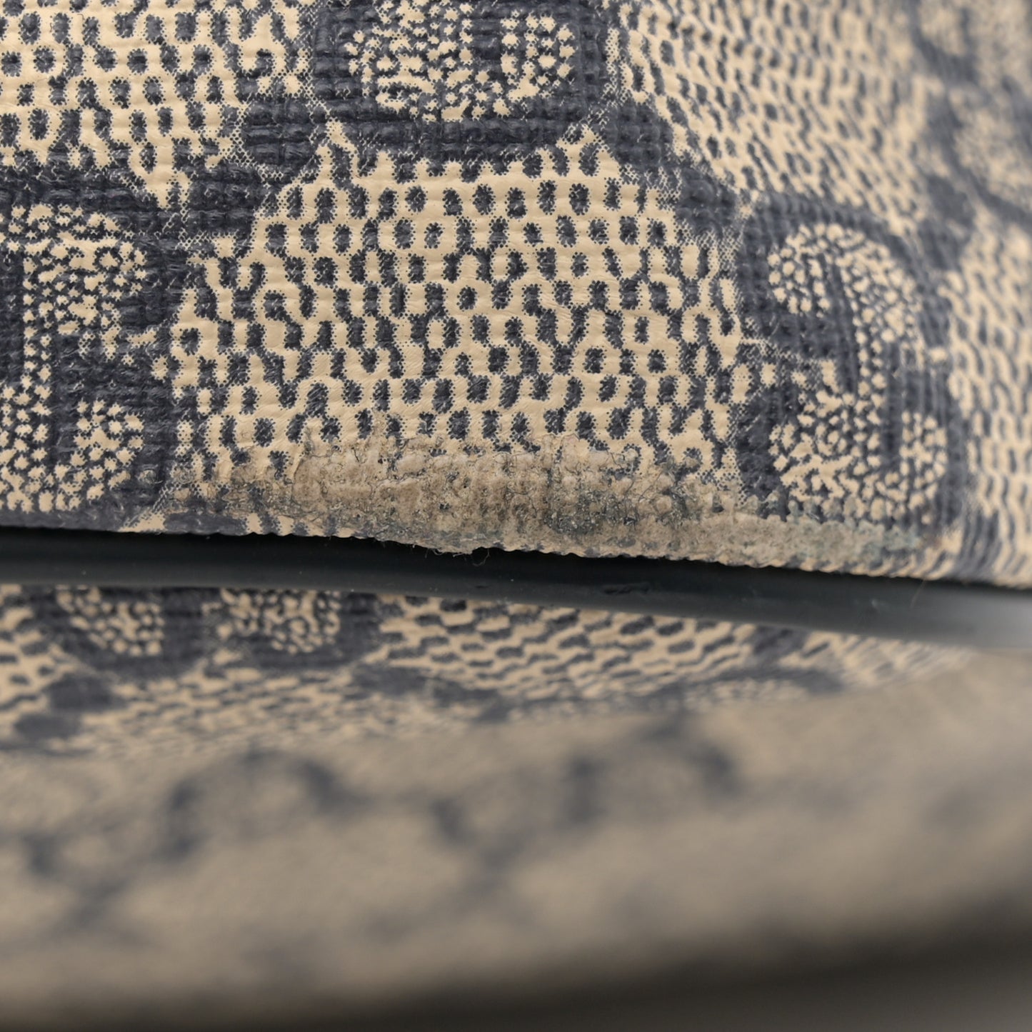 GG Plus Monogram Selleria Calfskin Medium Messenger Bag Beige Blue