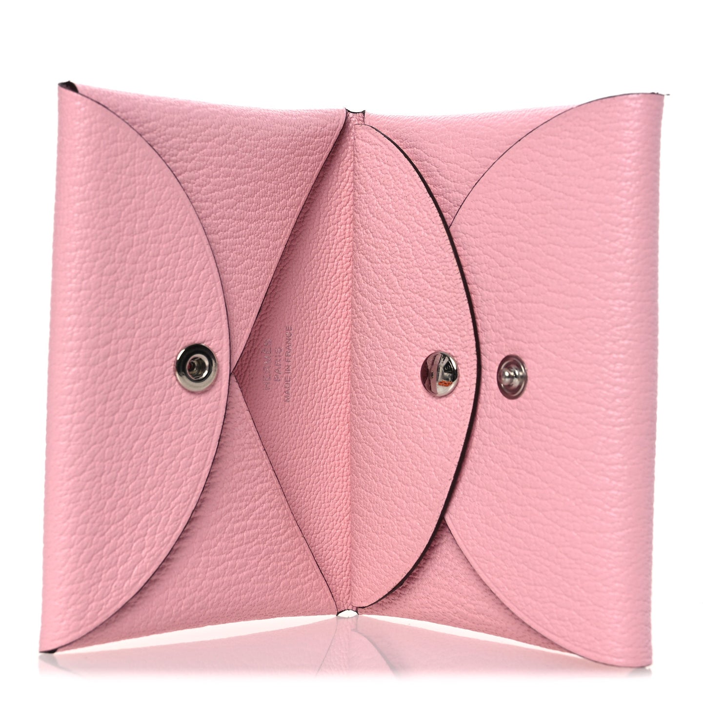 Chevre Mysore Calvi Duo Card Case Rose Sakura