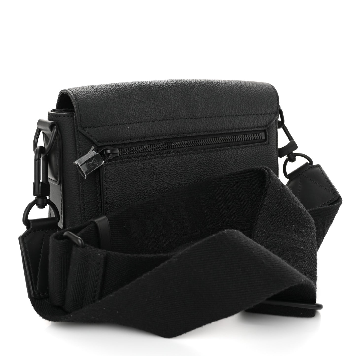 Calfskin Aerogram Takeoff Messenger PM Black