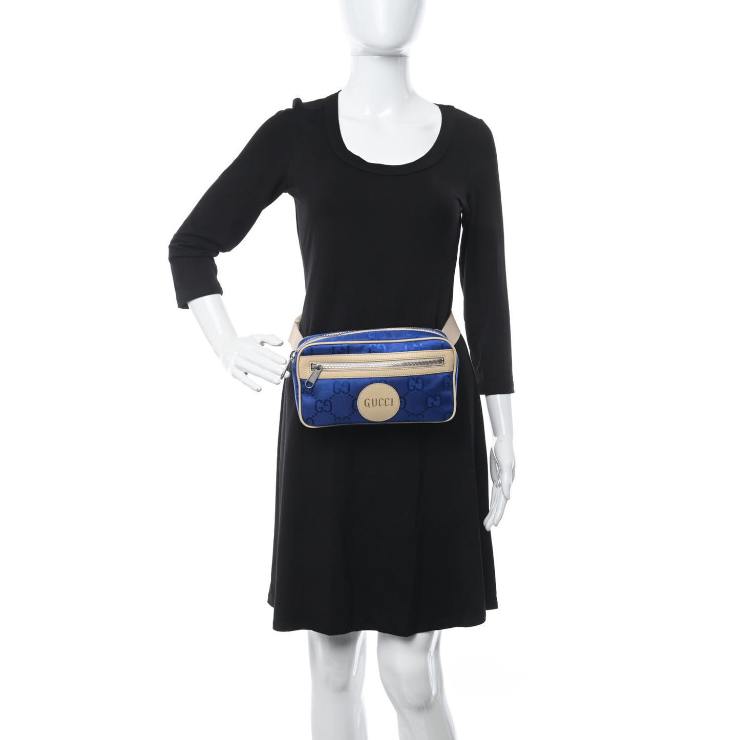 Econyl Nylon Monogram Off The Grid Belt Bag 95 38 Orient Blue New Plaster