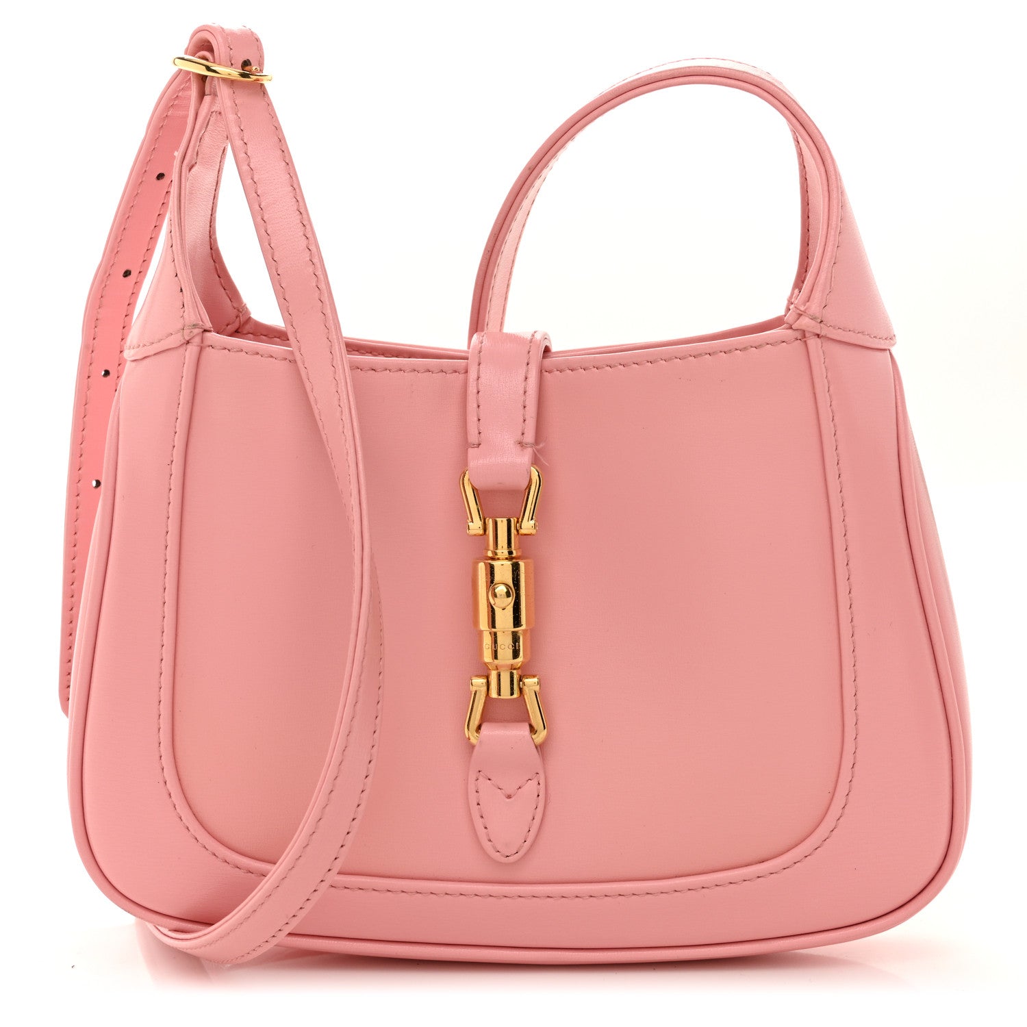 Gucci Boarded Dyana Lux Calfskin Mini Jackie 1961 Hobo Wild Rose 1 of 11