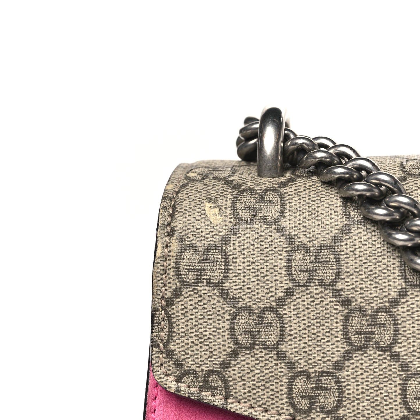 GG Supreme Monogram Small Dionysus Shoulder Bag Pink