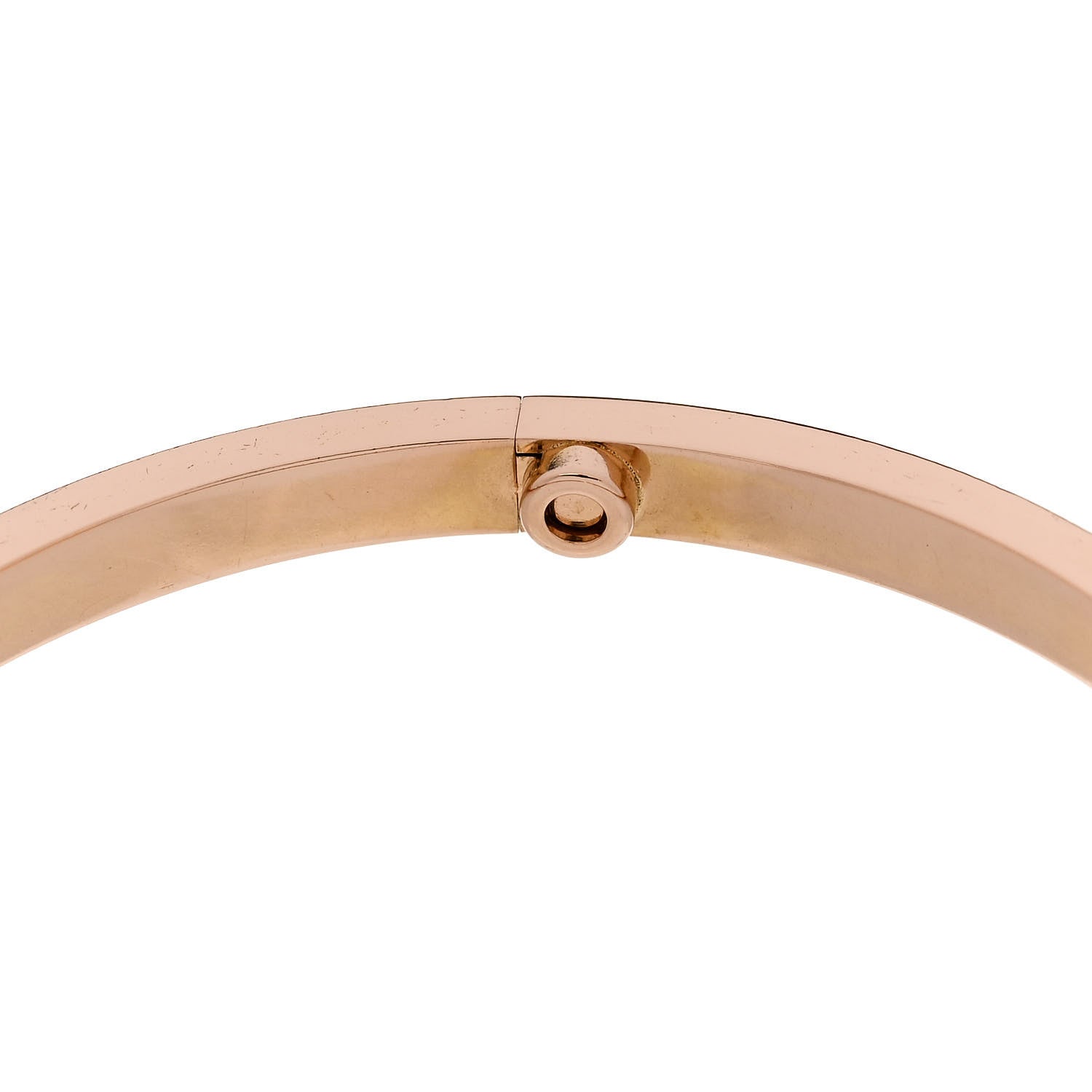 Cartier 18K Pink Gold Small LOVE Bracelet 17 7 of 8