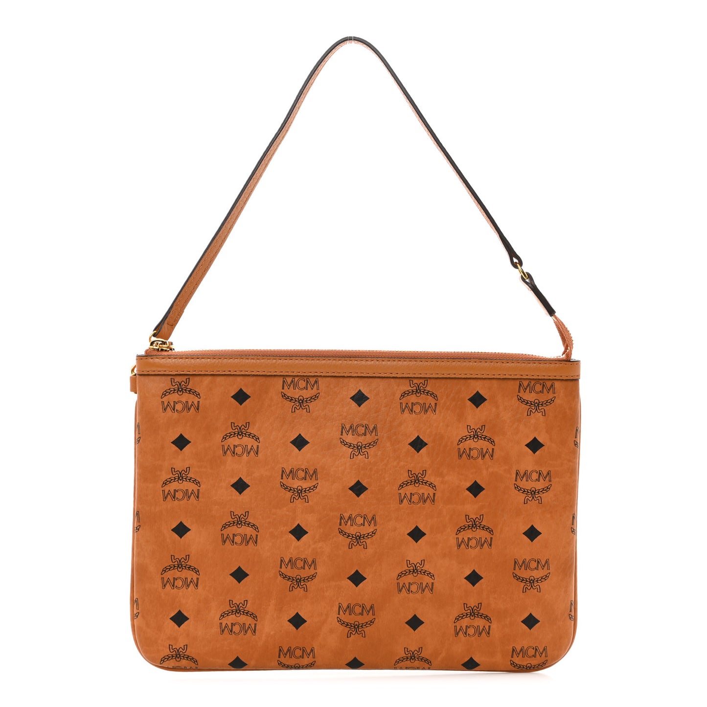 Visetos Liz Shopper Tote Pouch Cognac