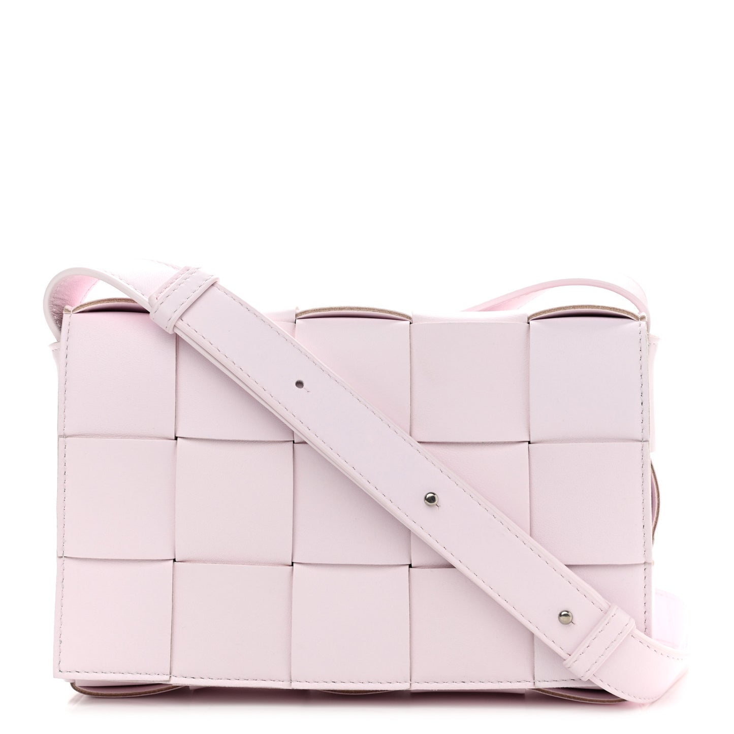 Lambskin Maxi Intrecciato Cassette Crossbody Bag Bliss Washed