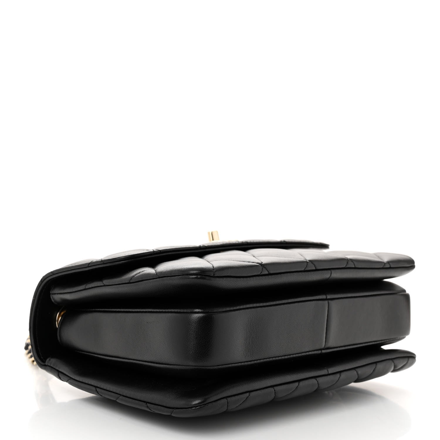 Chanel Lambskin Quilted Small Trendy CC Dual Handle Flap Bag Black 4 of 10