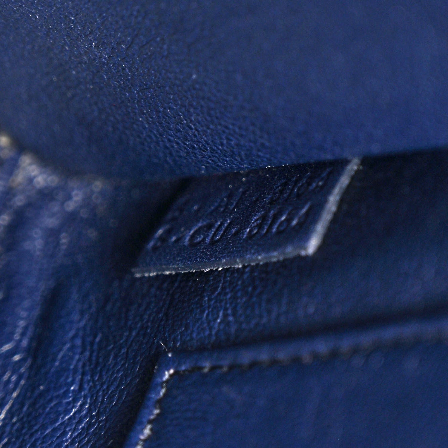 Celine Smooth Calfskin Nano Luggage Navy Blue 7 of 14