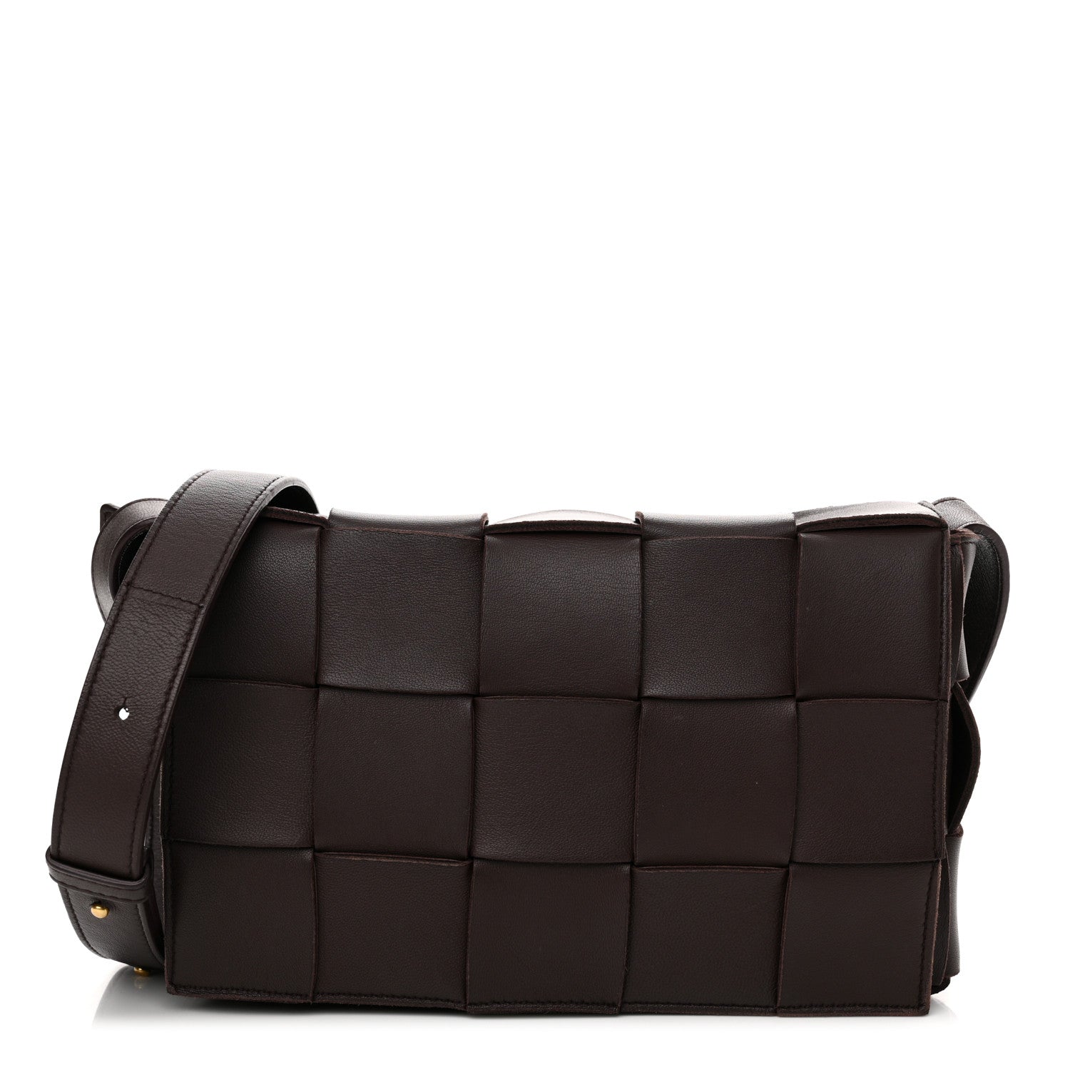 Bottega Veneta Lambskin Maxi Intrecciato Cassette Crossbody Bag Fondant 1 of 15