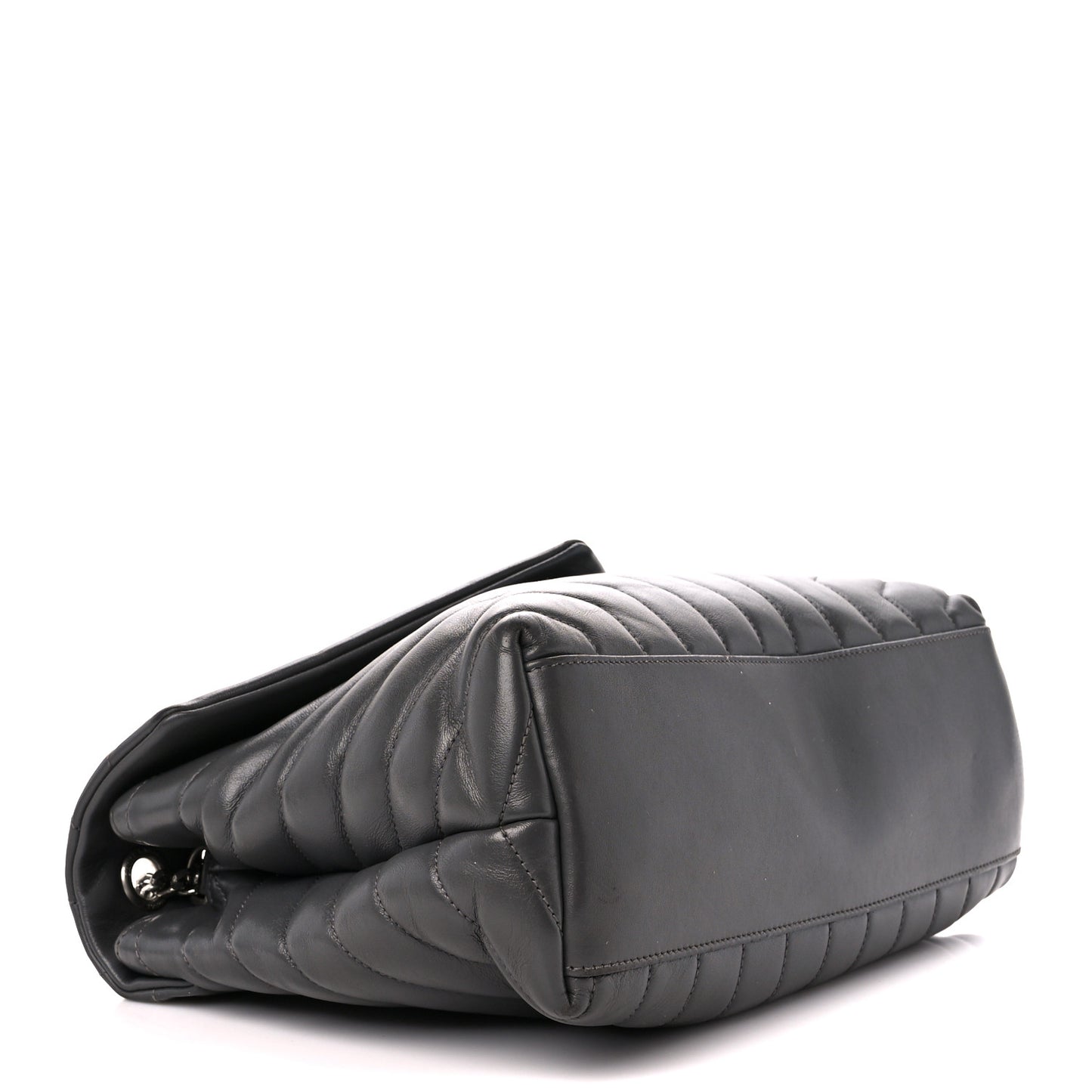 Calfskin Y Quilted Monogram Medium Loulou Chain Satchel Earth