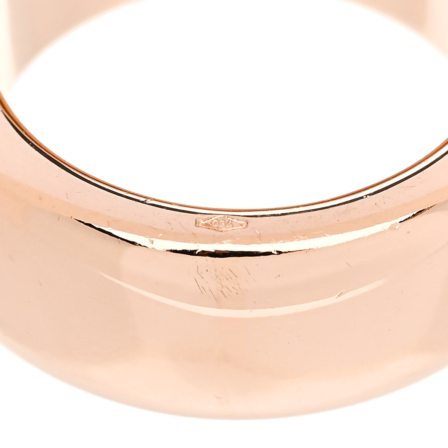 18K Rose Gold Slim Iconica Ring 55 7.25
