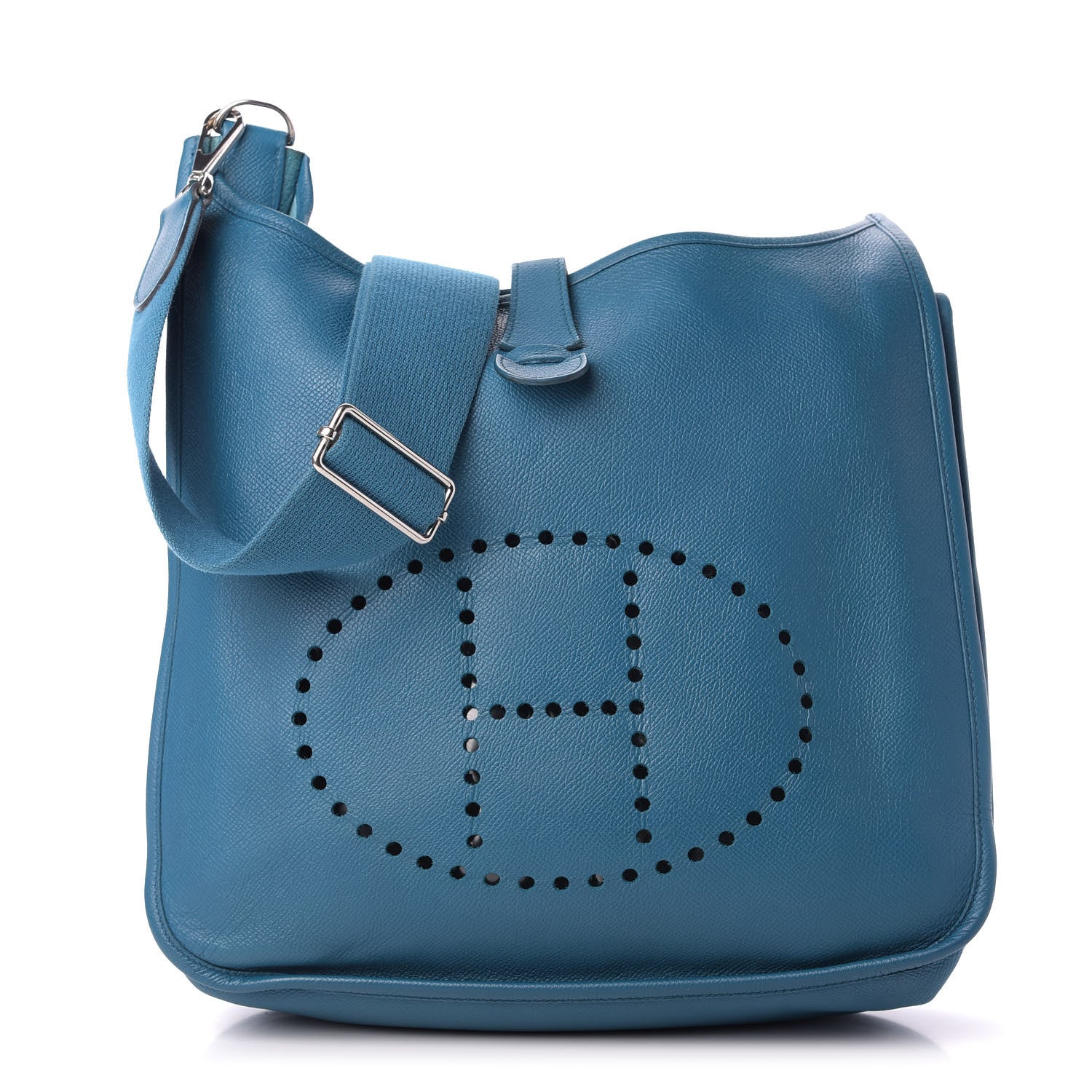 Hermes Epsom Evelyne III GM Bleu Izmir 1 of 8