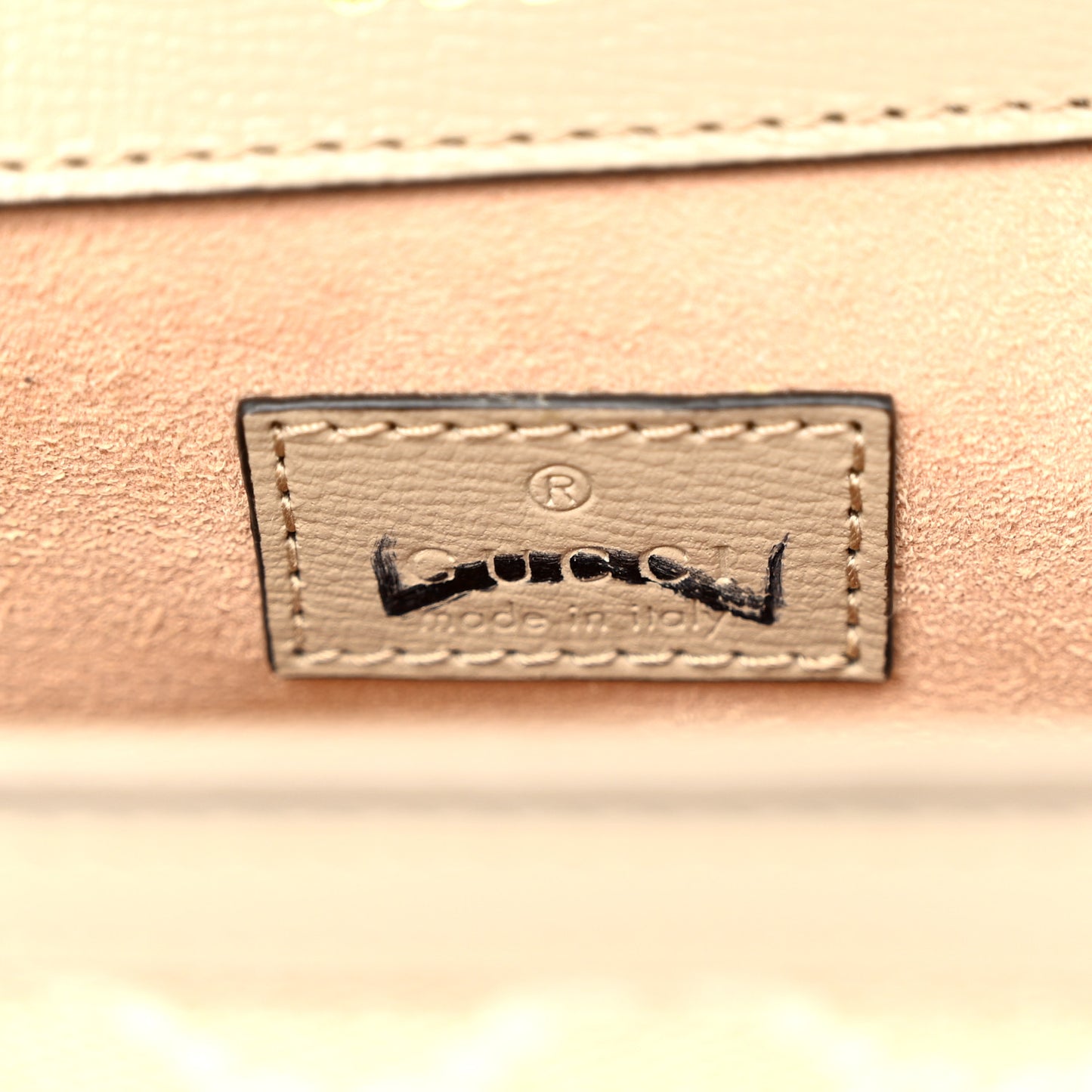 GG Supreme Monogram Small Horsebit 1955 Chain Shoulder Bag Beige Mystic White