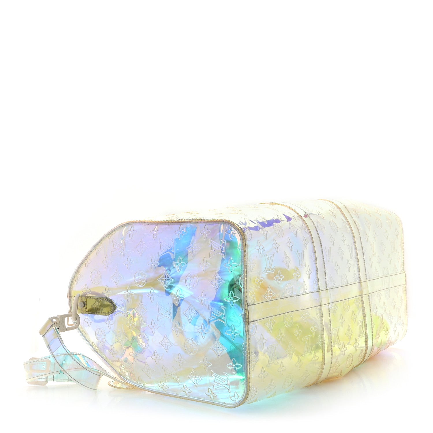 Louis Vuitton PVC Monogram Keepall Bandouliere 50 Iridescent Prism 3 of 10