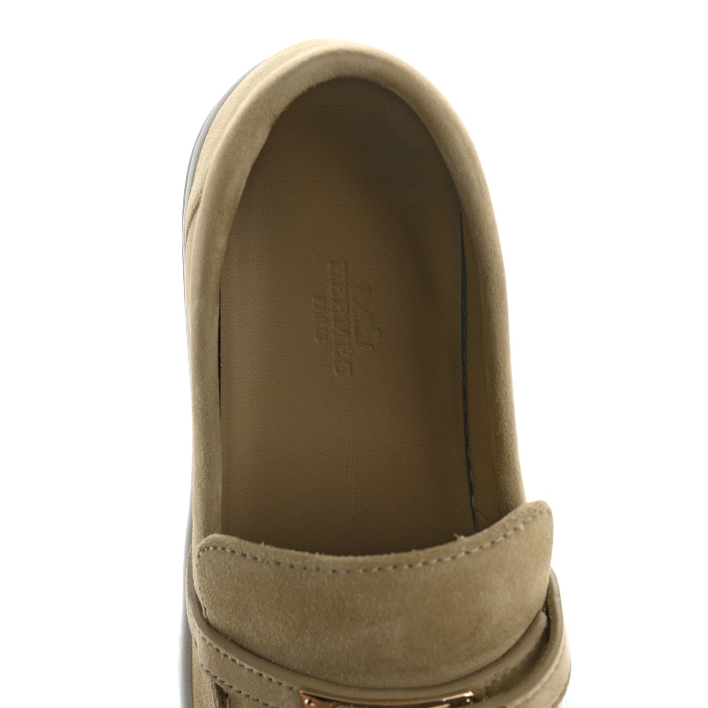Suede Goatskin Game Slip On Sneakers 38 Beige Lin