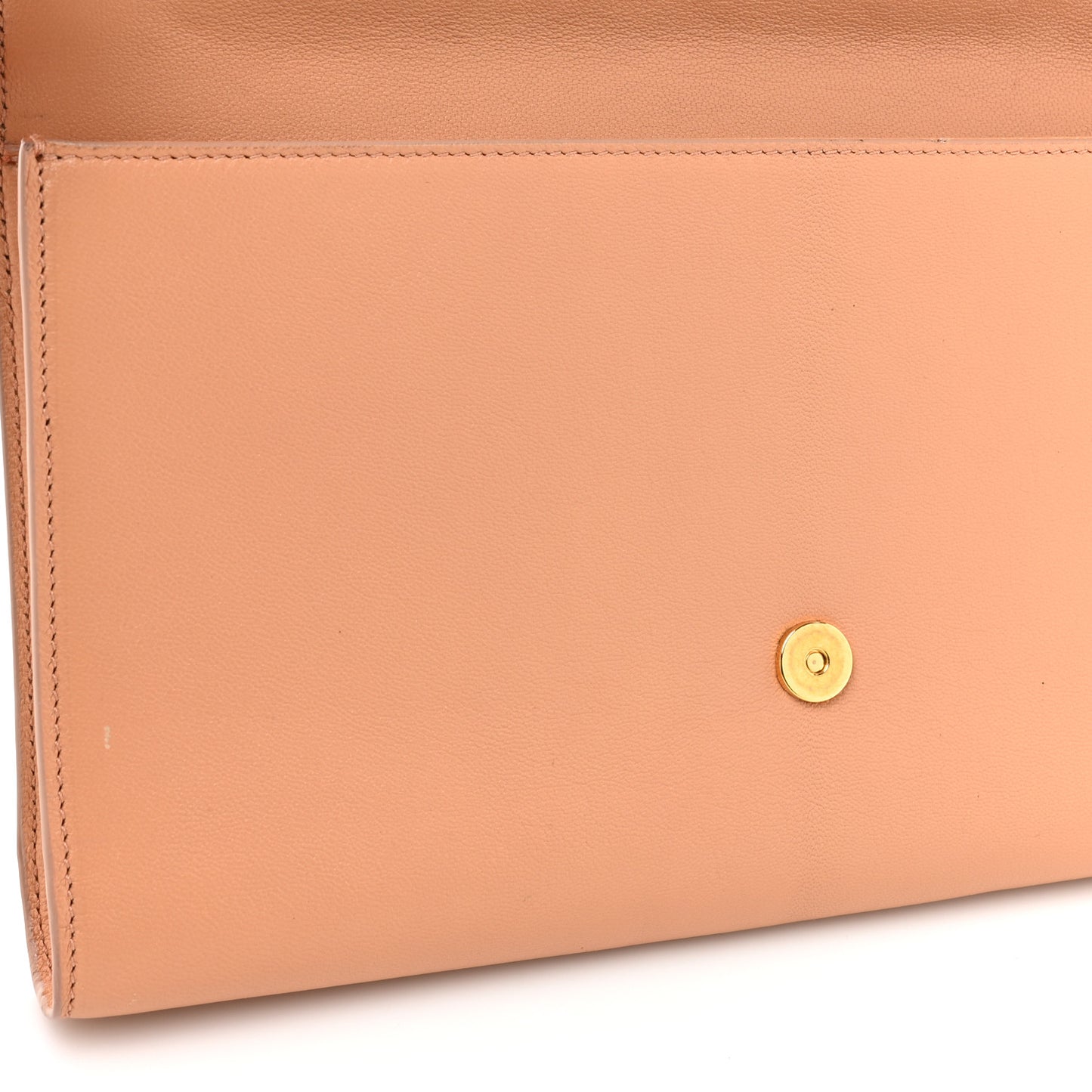 Calfskin Large Belle De Jour Clutch Beige