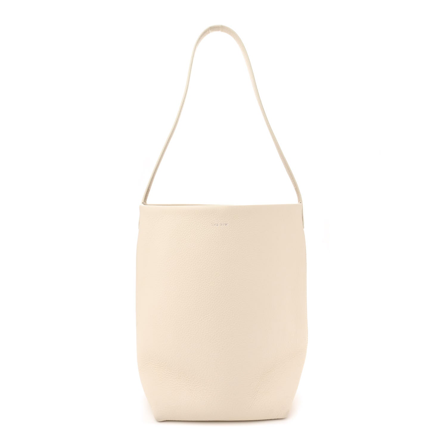 The Row Grained Calfskin Medium N/S Park Tote Ivory 1 of 14