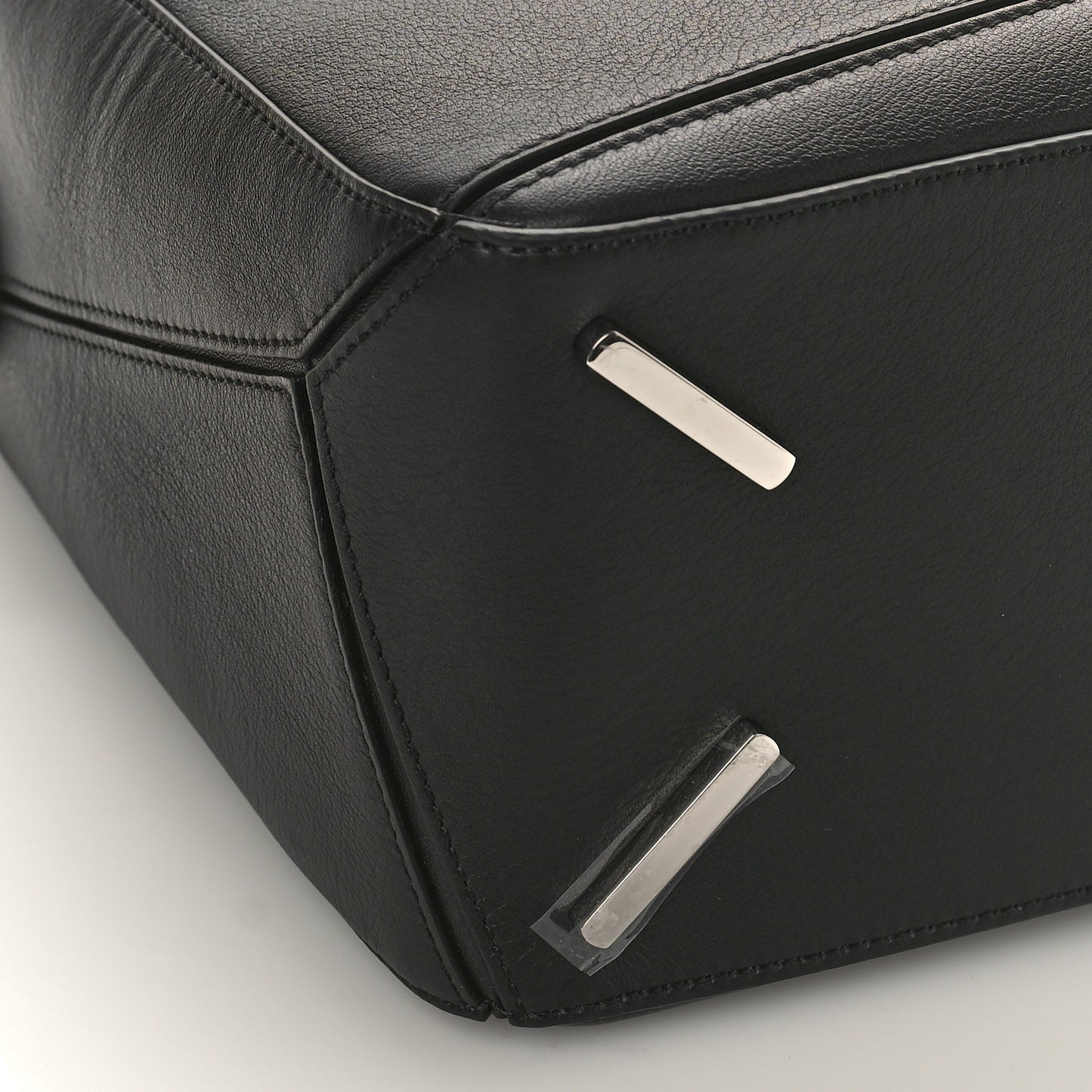 Calfskin Medium Puzzle Bag Black