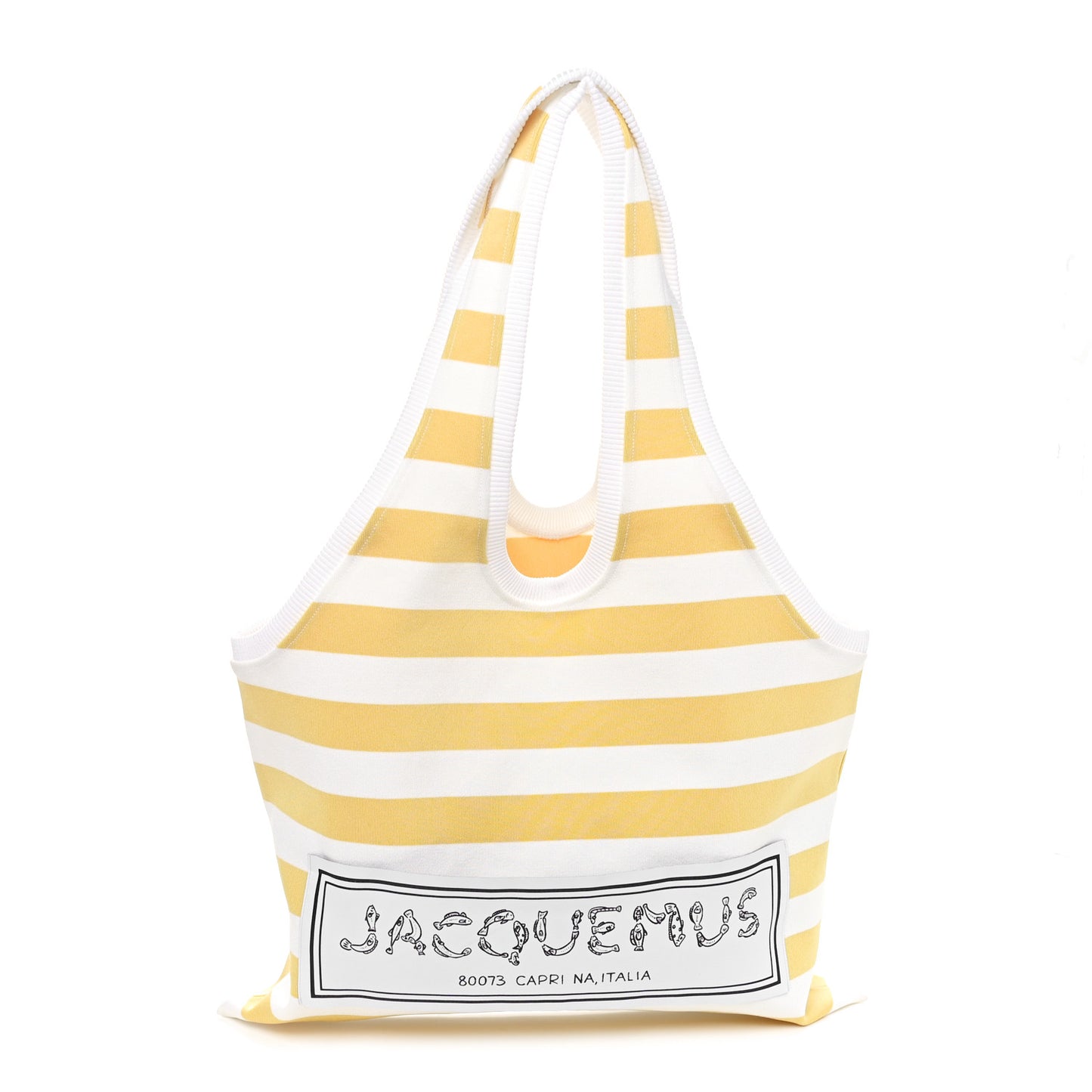 Jersey Le Sac Marcel Tote Yellow White
