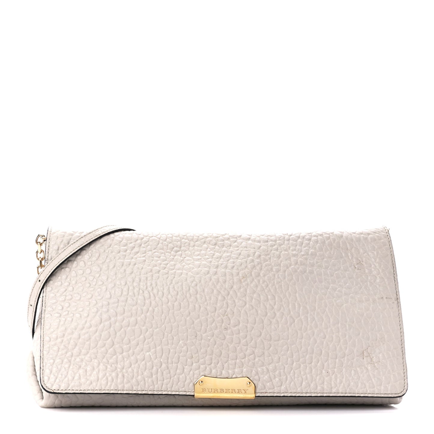 Signature Grain Medium Mildenhall Crossbody Bag Pale Grey