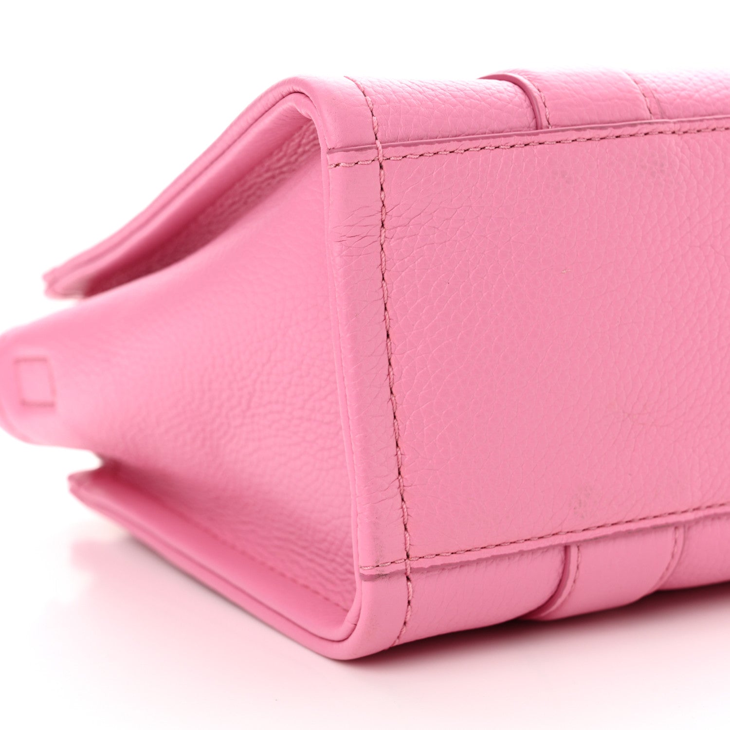 Marc Jacobs Grained Calfskin Small The Tote Bag Candy Pink 10 of 11