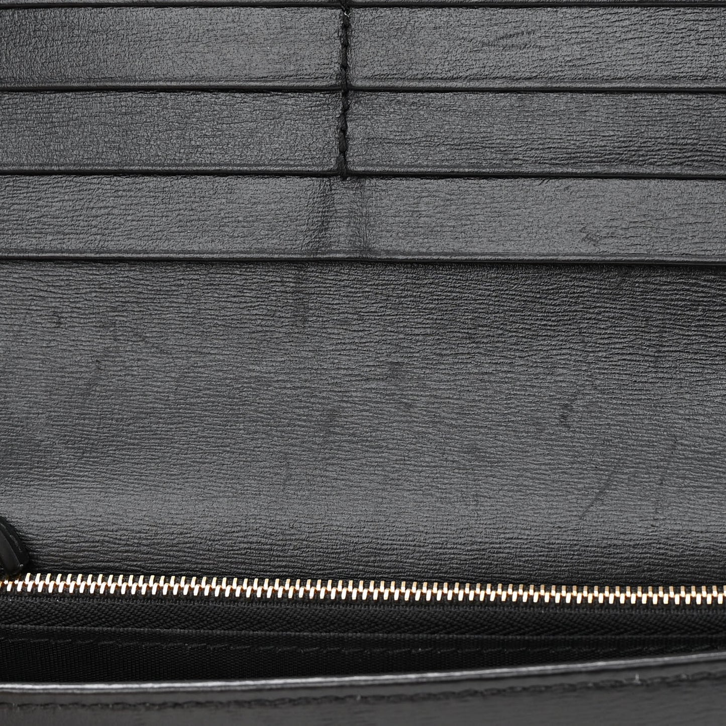 Boarded Plutone Calfskin Horsebit 1955 Wallet On Chain Black