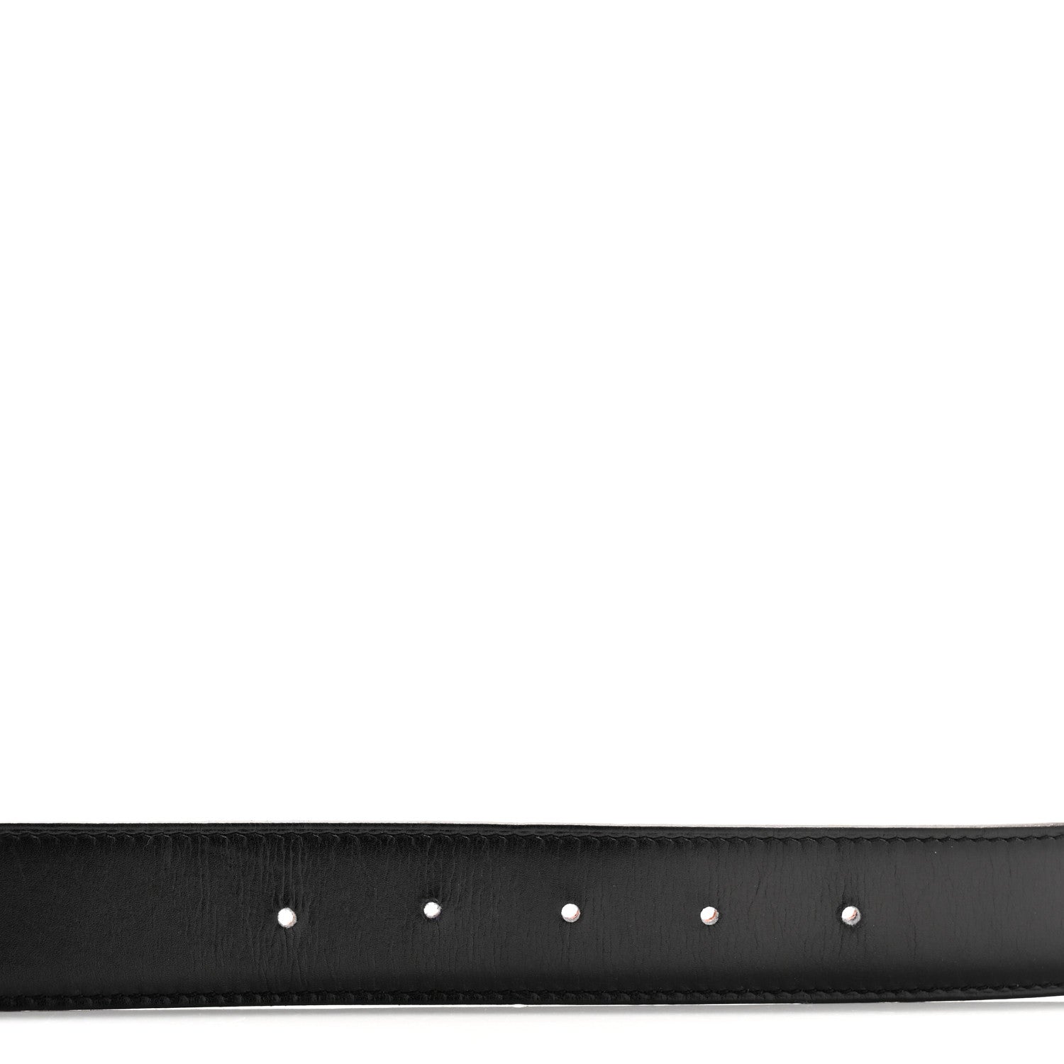 Hermes Box Togo 32mm H Belt 85 34 Black Orange 3 of 8