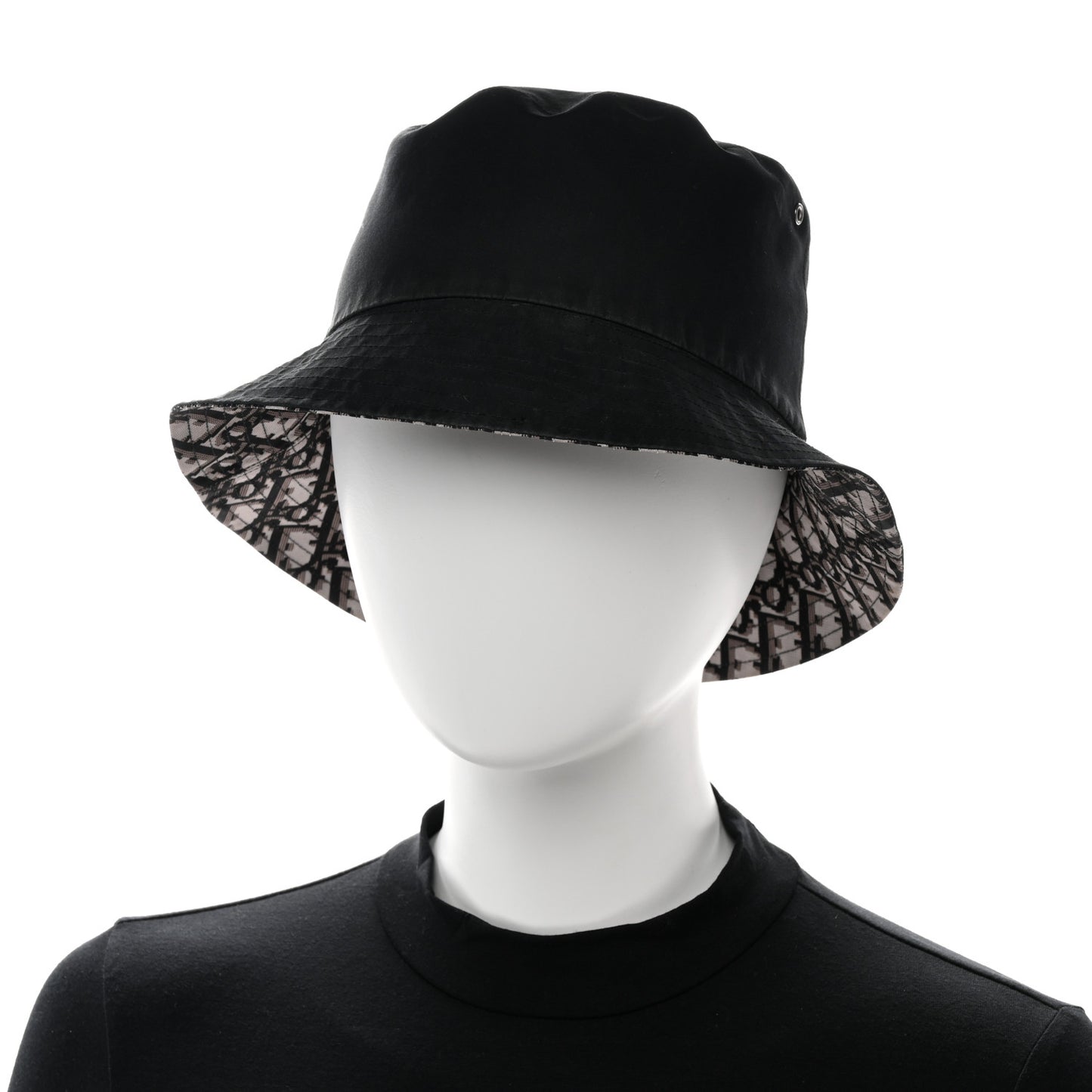 Oblique Reversible Teddy-D Brim Bucket Hat 57 Beige