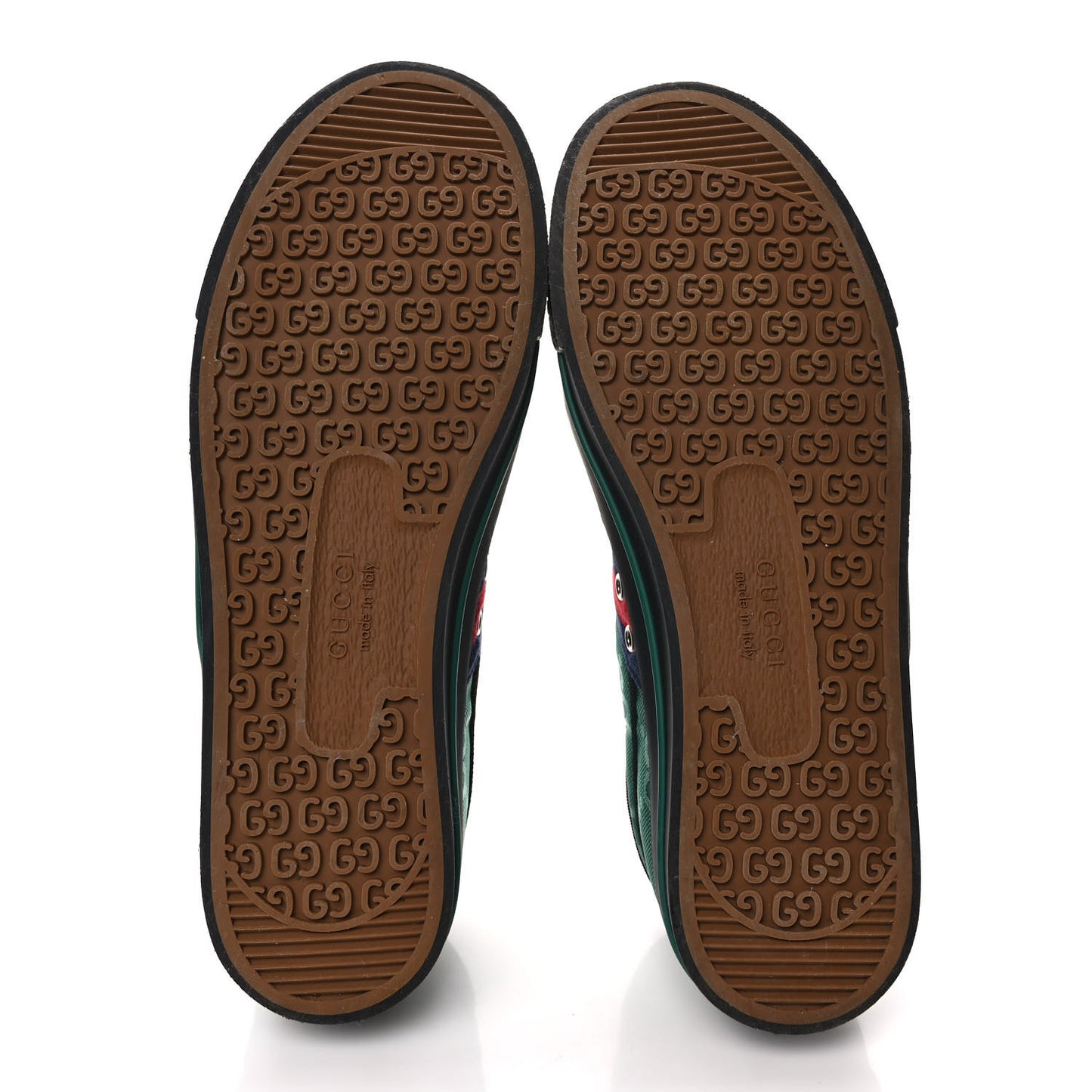 Econyl Nylon Web Monogram Off The Grid Mens 1977 Tennis Sneakers 9 Scrabble Green Black