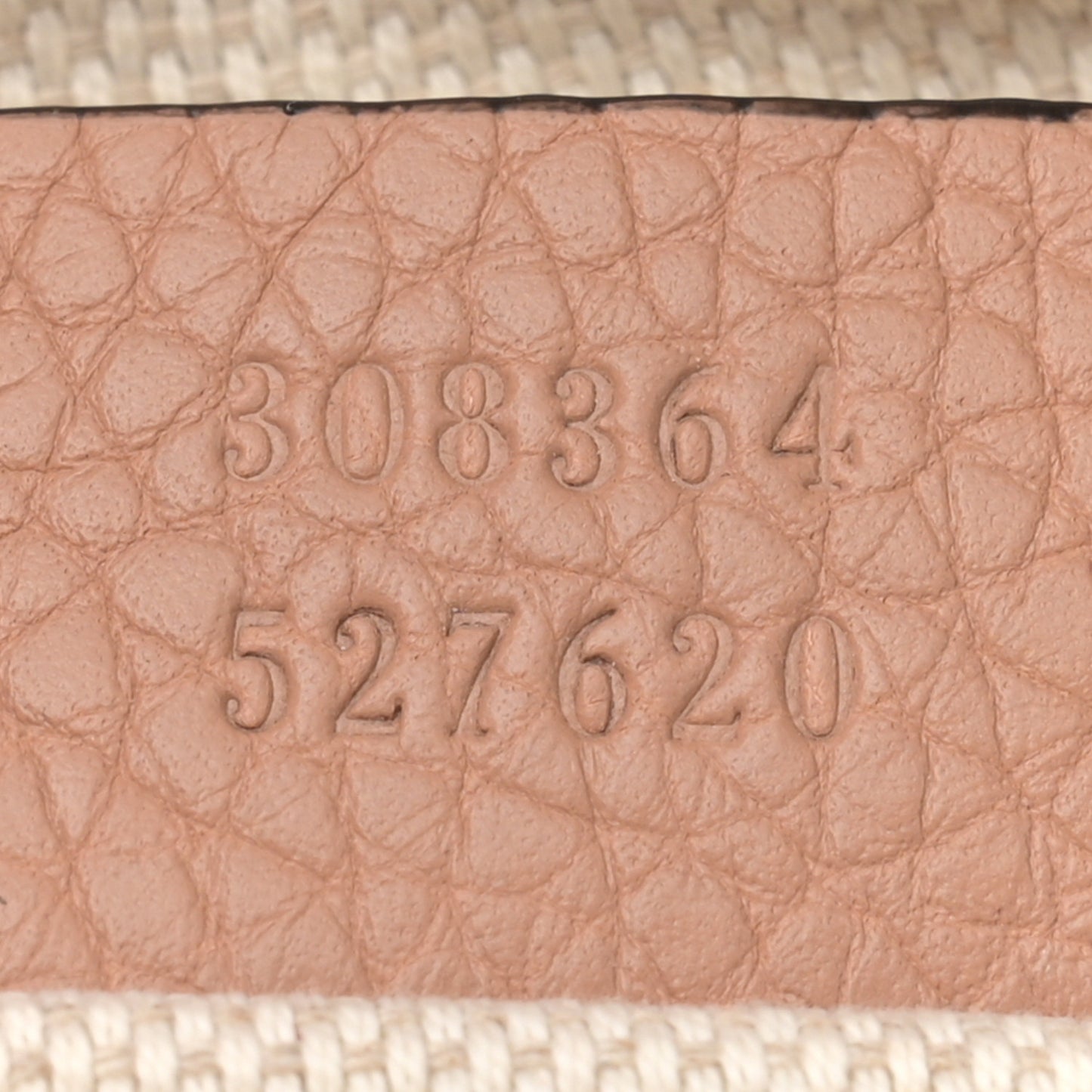 Pebbled Calfskin Small Soho Disco Bag Camelia