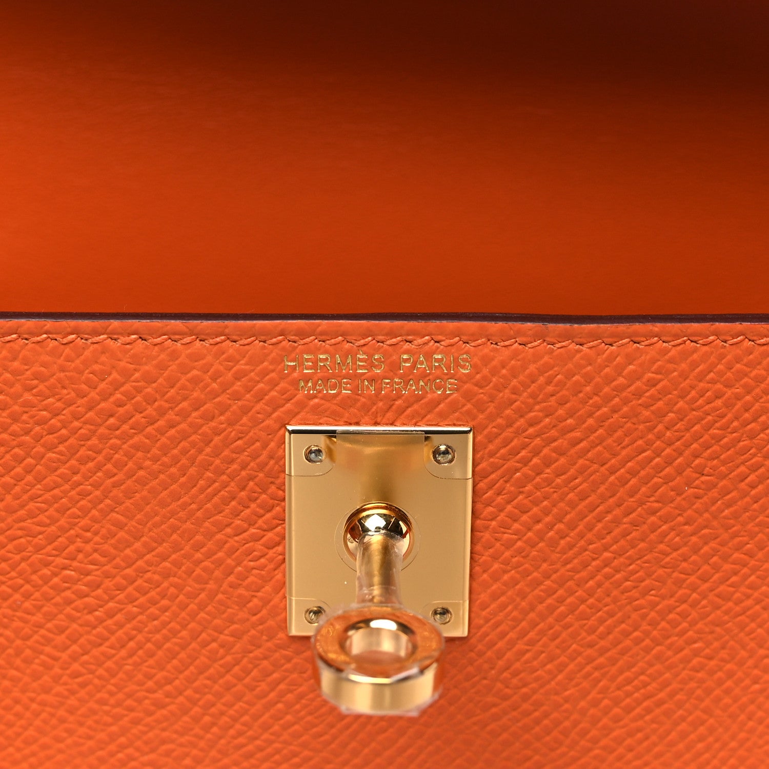 Hermes Epsom Mini Kelly Sellier 20 Orange 9 of 25