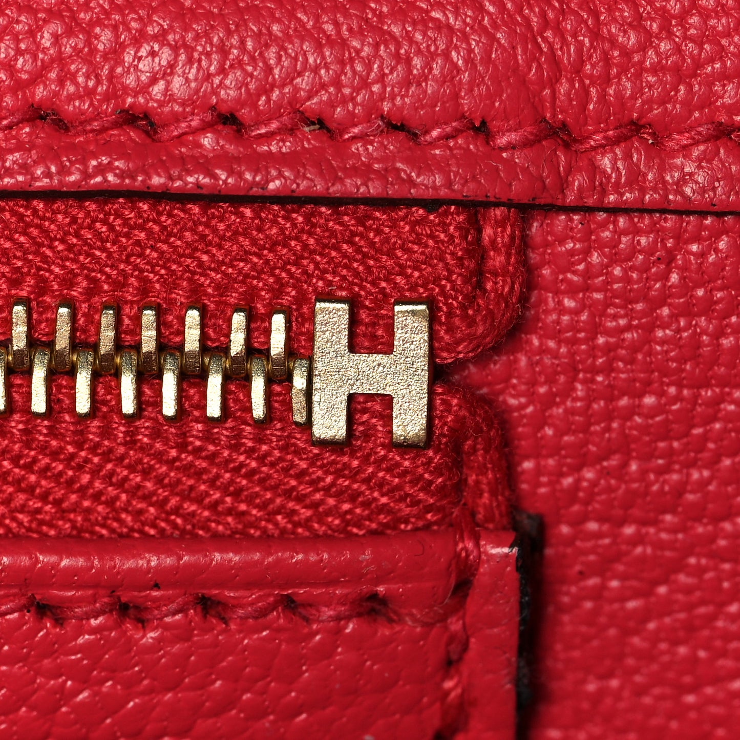 Taurillon Clemence Sombrero Birkin 30 Rouge H