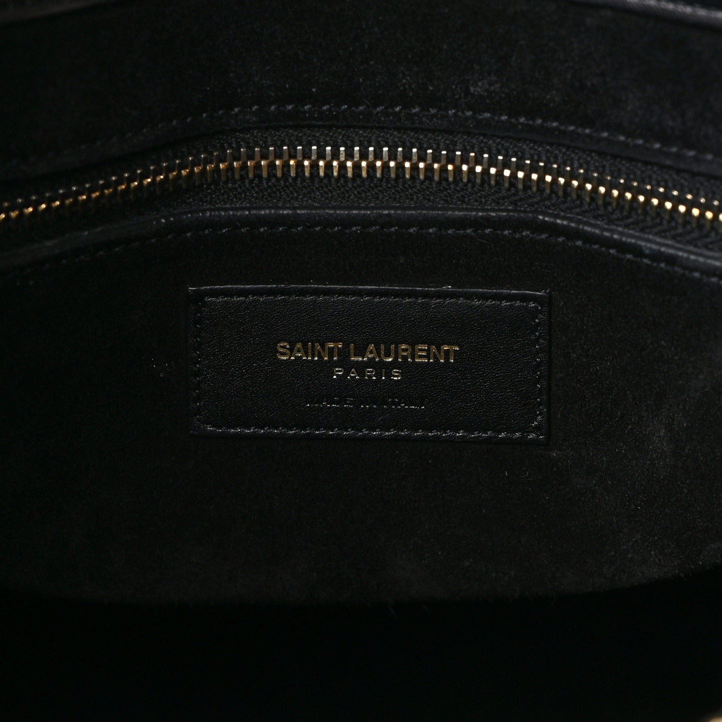 SAINT LAURENT Calfskin Large Sac De Jour Carryall Black
